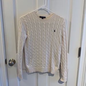 Ralph Lauren Cream Cable Knit